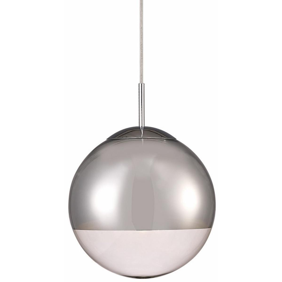 Miranda Small Globe Ceiling Pendant 1 Light Mirrored - Polished Chrome – image 3