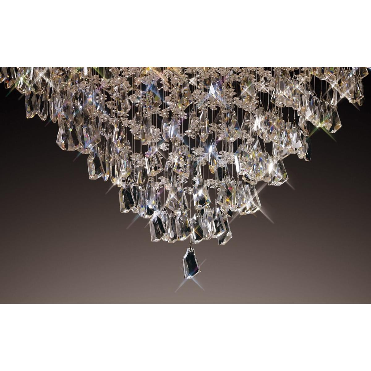 Amaris Flush Ceiling 14 Light Polished Chrome, Crystal - Polished Chrome – image 3