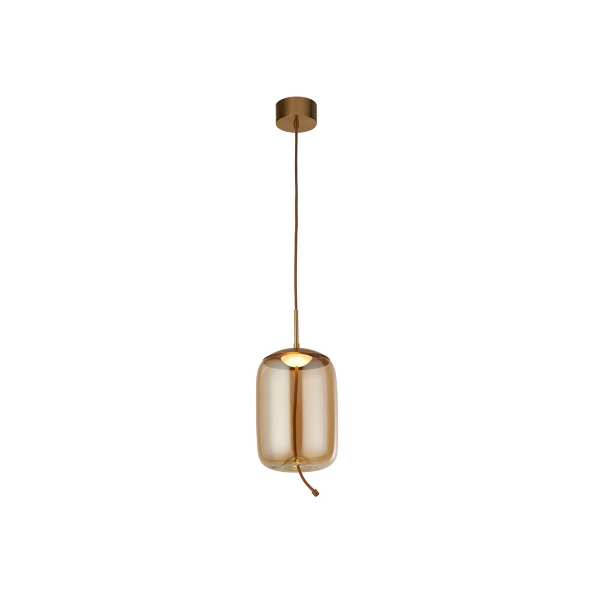 Philadelphia Satin Brass Pendant - Satin