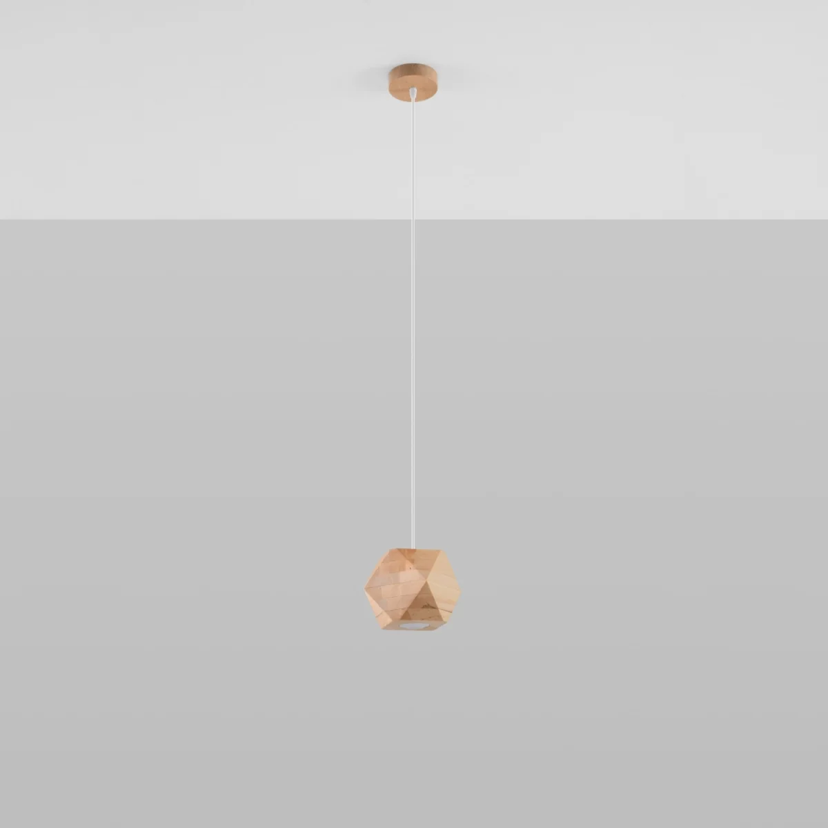 Pendant lamp WOODY natural wood - natural wood – image 2