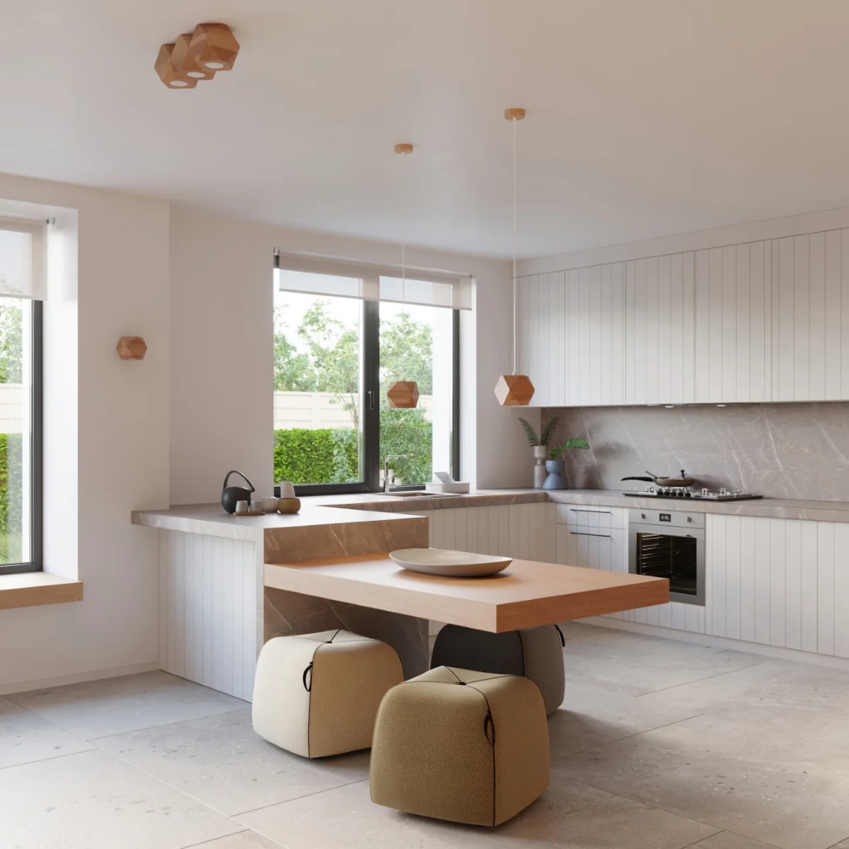 Pendant lamp WOODY natural wood - natural wood – image 4