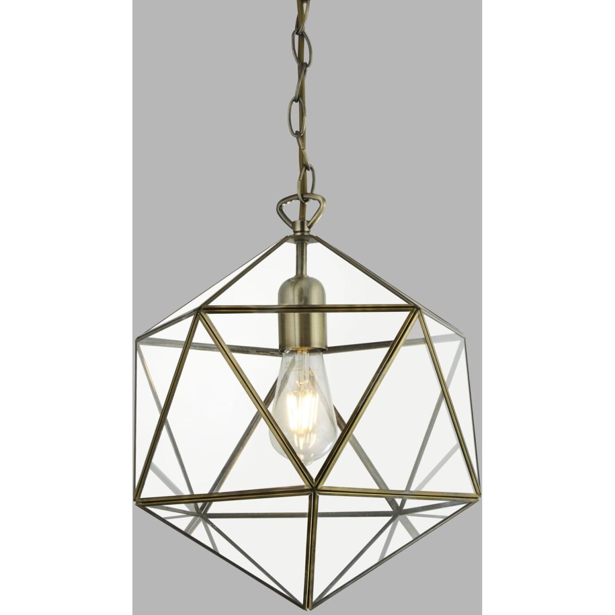 Trenton Antique Brass Pendant - Antique – image 4