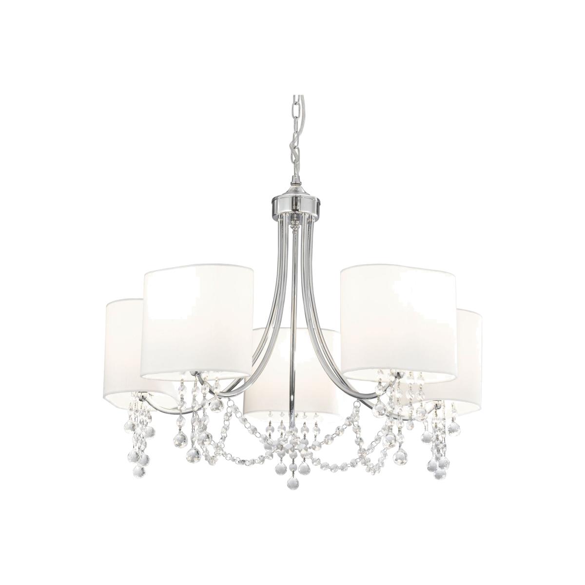 Marena Chrome 5Lt Pendant - chrome