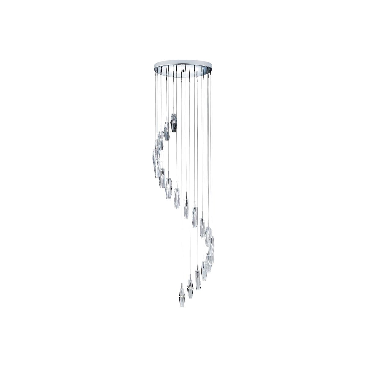 Palman Chrome 9Lt Multi-Drop Pendant - Chrome – image 1