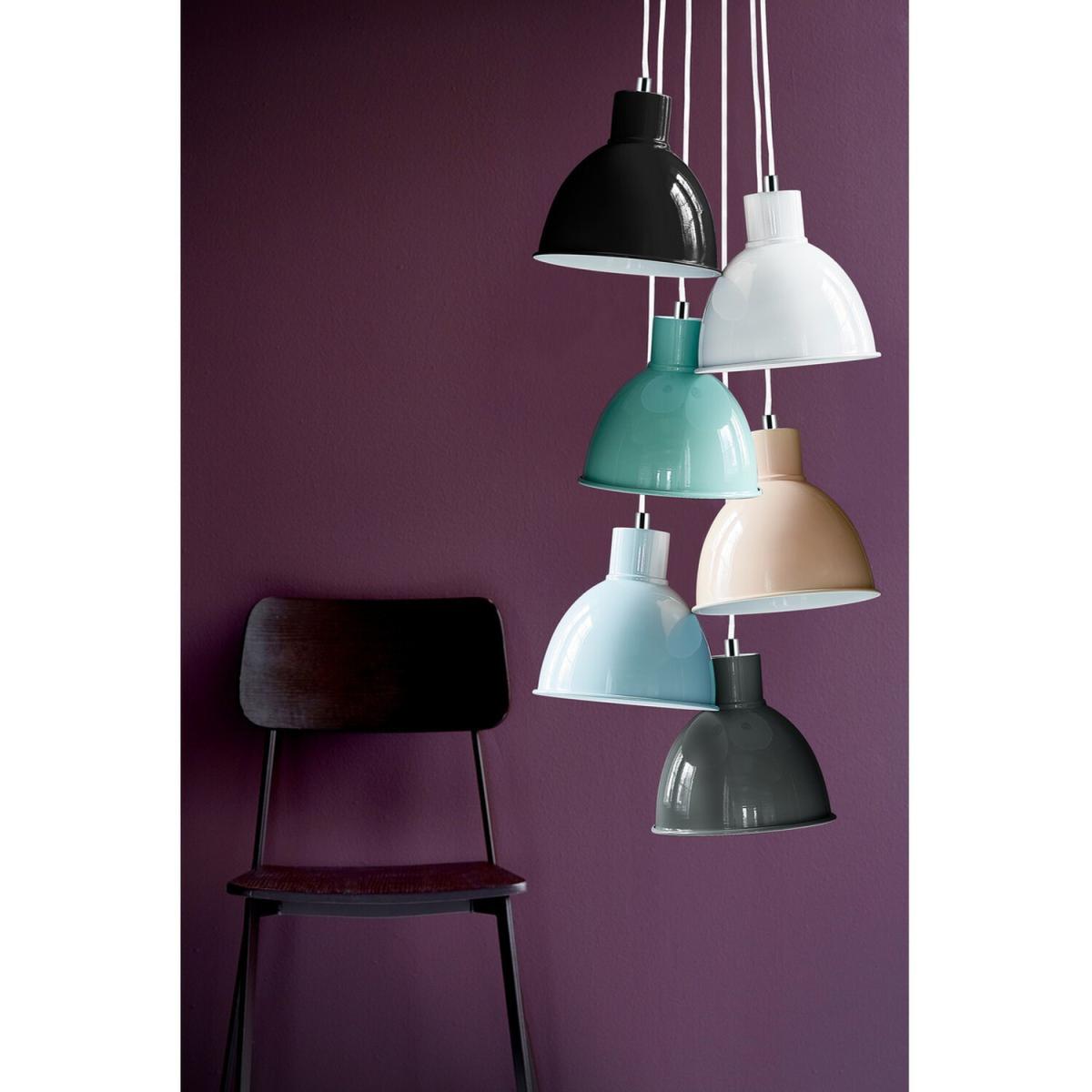Pop Dome Pendant Ceiling Light White, E27 - White – image 2