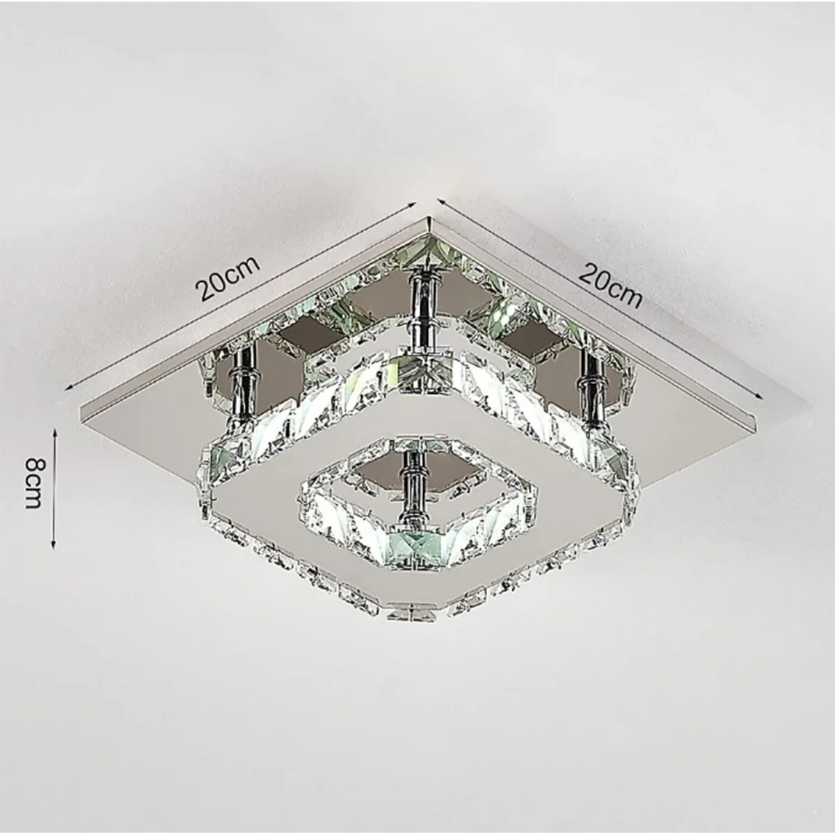Ceiling Square Silver Light - Silver – image 2