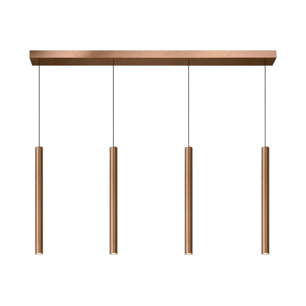Lorenz Modern Bar Pendant Light Rust Brown - Rust brown