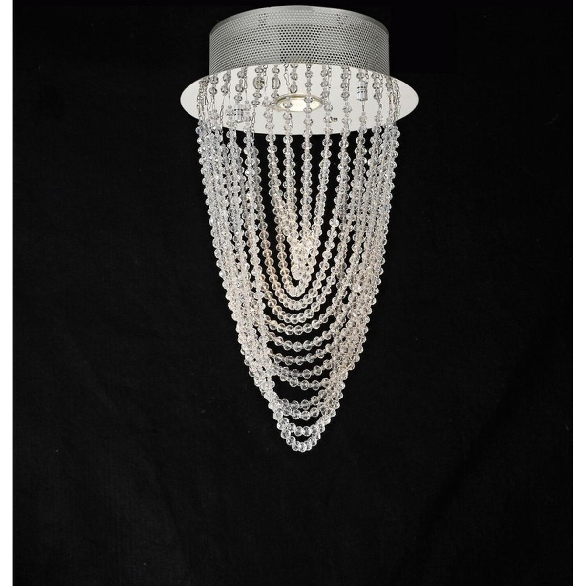 Camilla Ceiling Round 1 Light Polished Chrome, Crystal - Polished Chrome – image 2