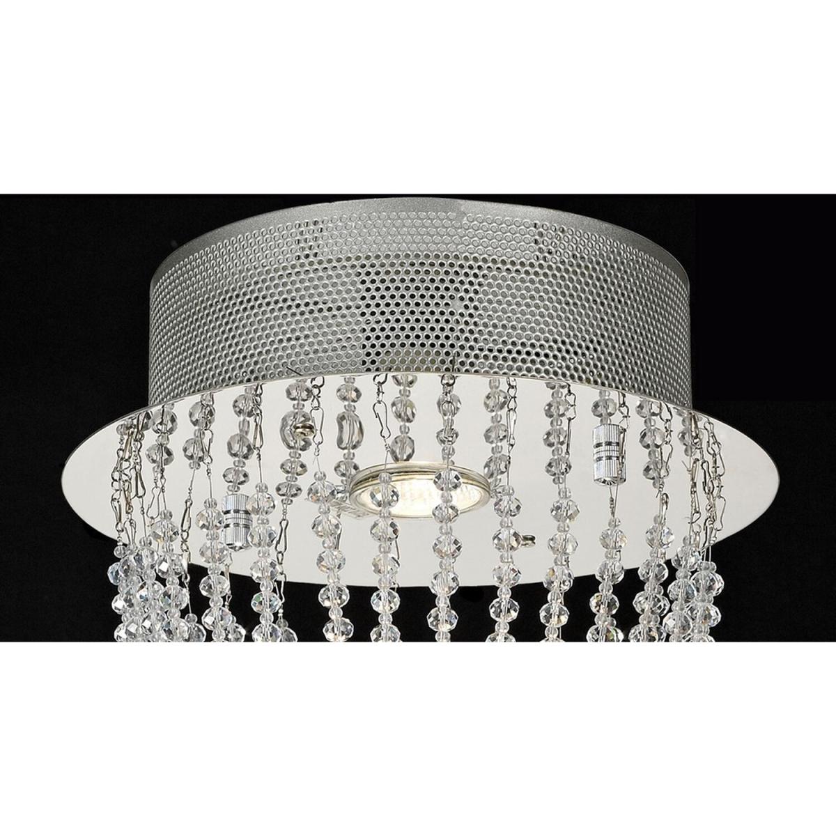 Camilla Ceiling Round 1 Light Polished Chrome, Crystal - Polished Chrome – image 3