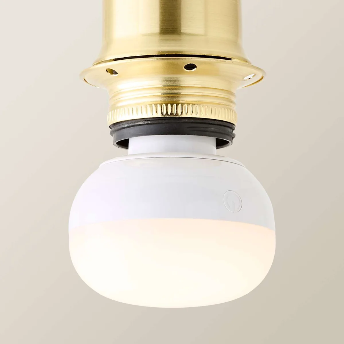 Shaw Brushed Gold Rechargeable Ceiling Pendant Lampholder - Brushed Gold – image 5