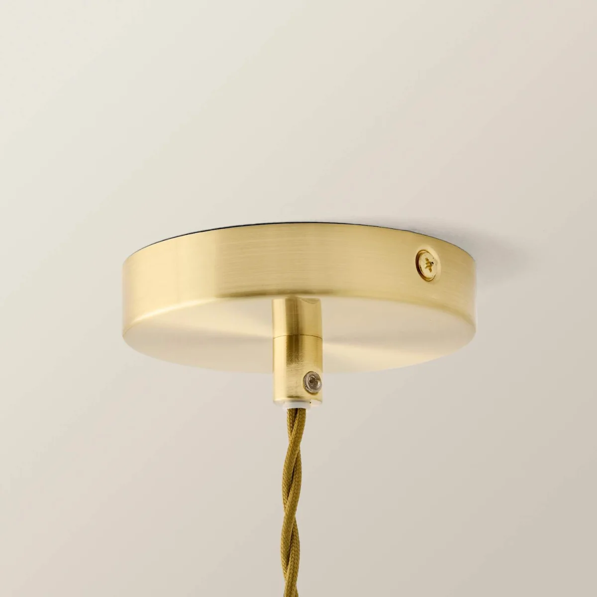 Shaw Brushed Gold Rechargeable Ceiling Pendant Lampholder - Brushed Gold – image 6
