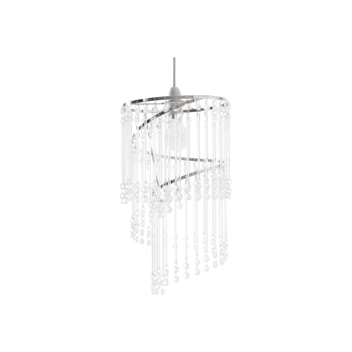 Selene Jewelled Pendant - Chrome – image 1