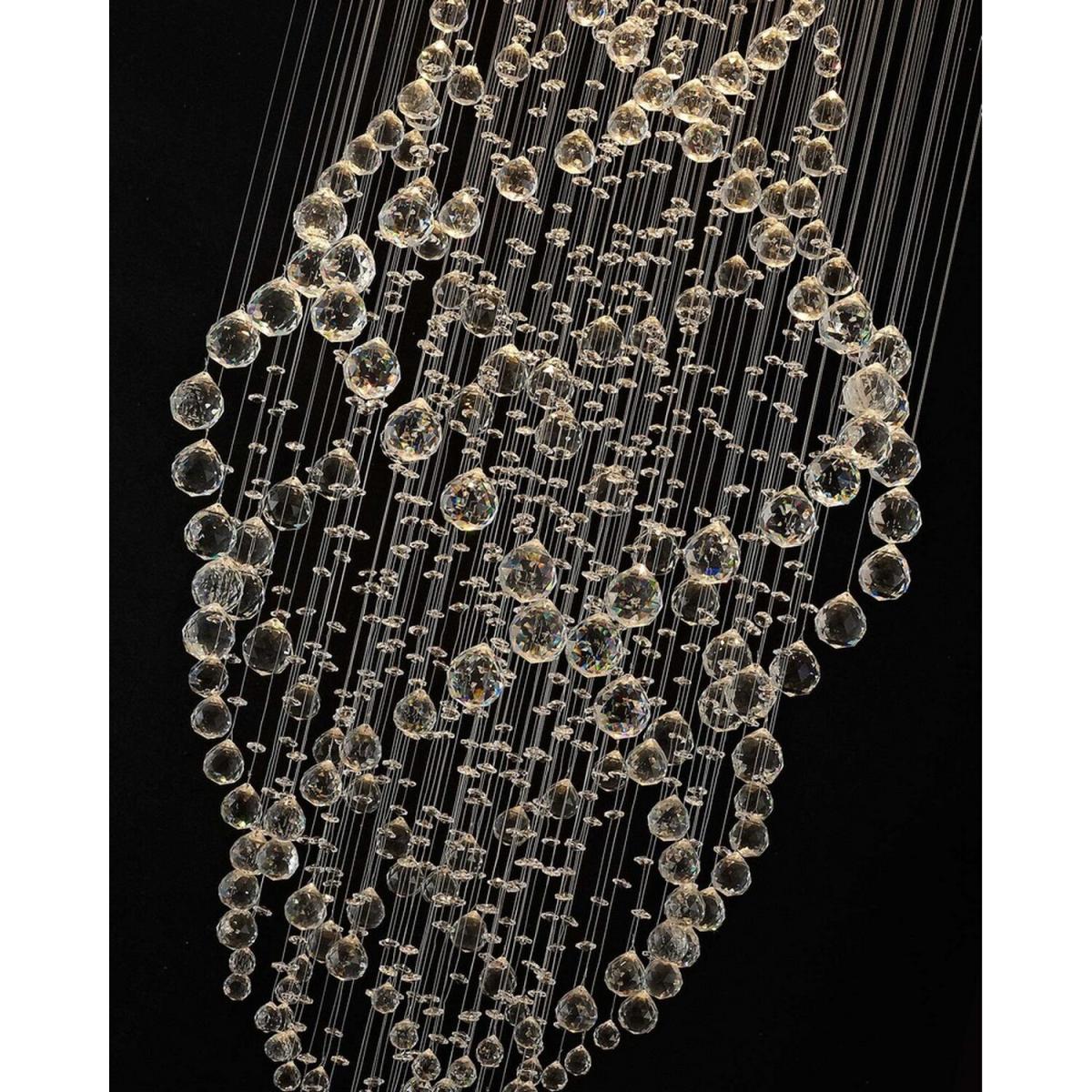 Colorado Ceiling Cluster Pendant Oval 9 Light Polished Chrome, Crystal - Polished Chrome – image 4