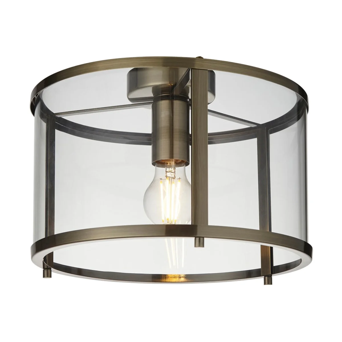 Hopton Ceiling Light Brass - Brass – image 1