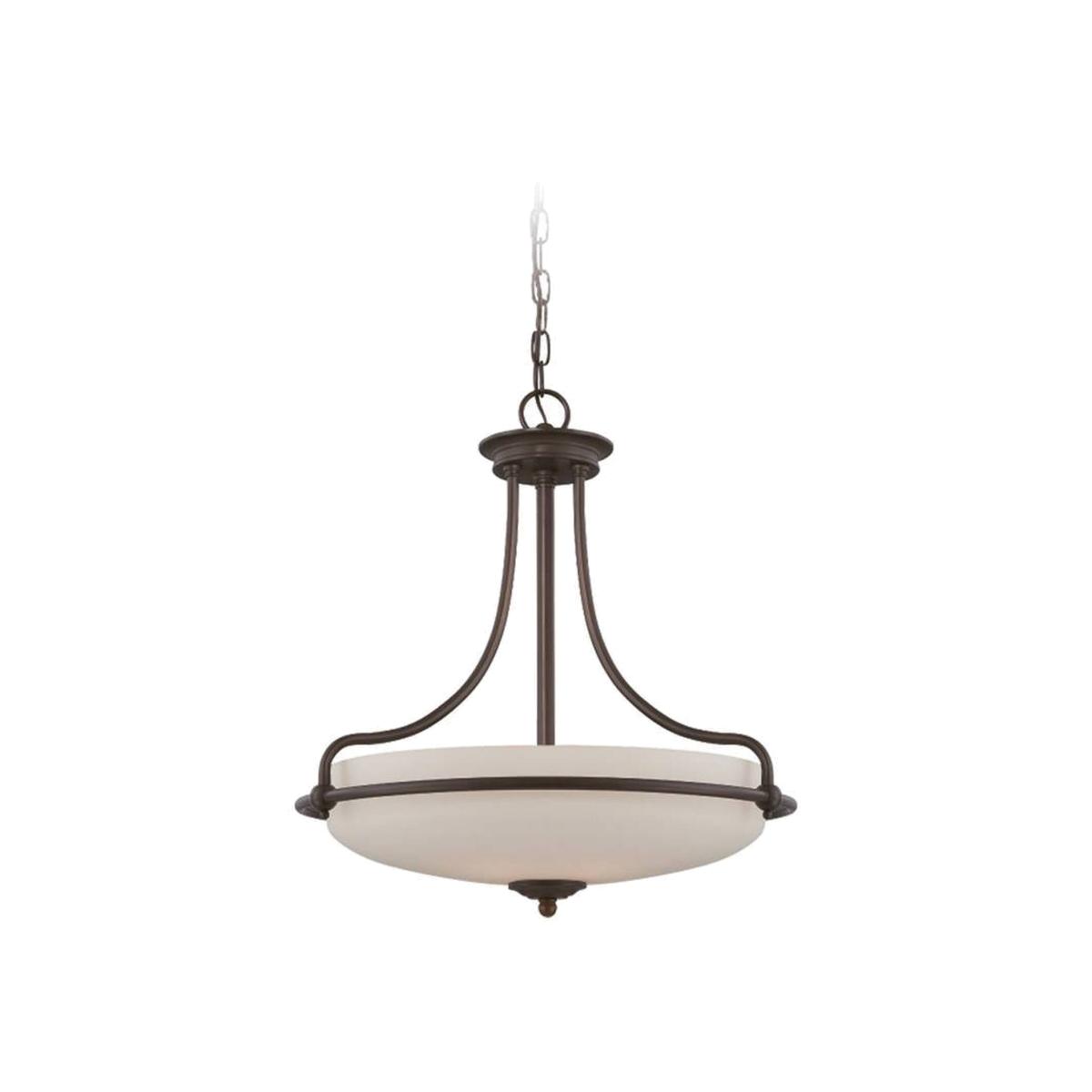 Griffin 4 Light Ceiling Pendant Palladian Bronze, E27 - Palladian Bronze