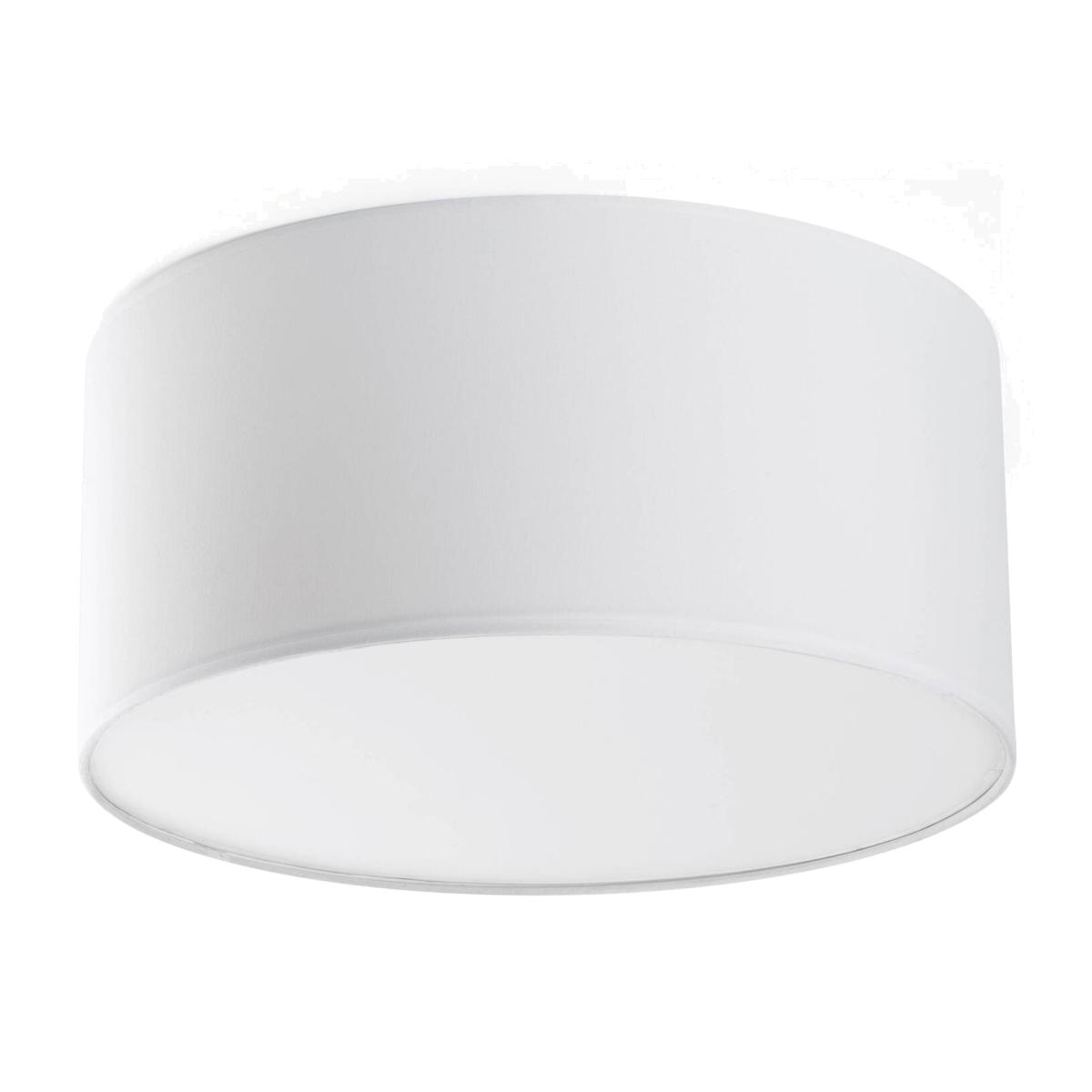 Seven 2 Light Flush Ceiling Light - White