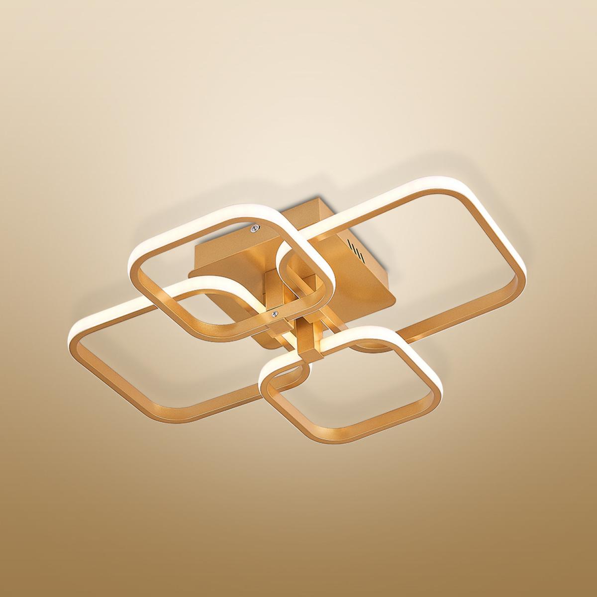 Square LED Ceiling Light ( Gold Frame) - 215W / 20cm – image 18