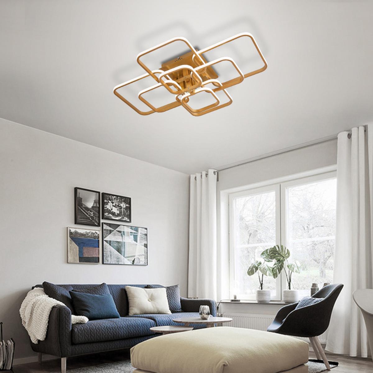 Square LED Ceiling Light ( Gold Frame) - 215W / 20cm – image 3