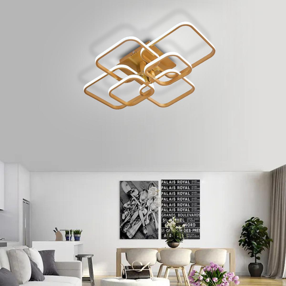 Square LED Ceiling Light ( Gold Frame) - 215W / 20cm – image 21