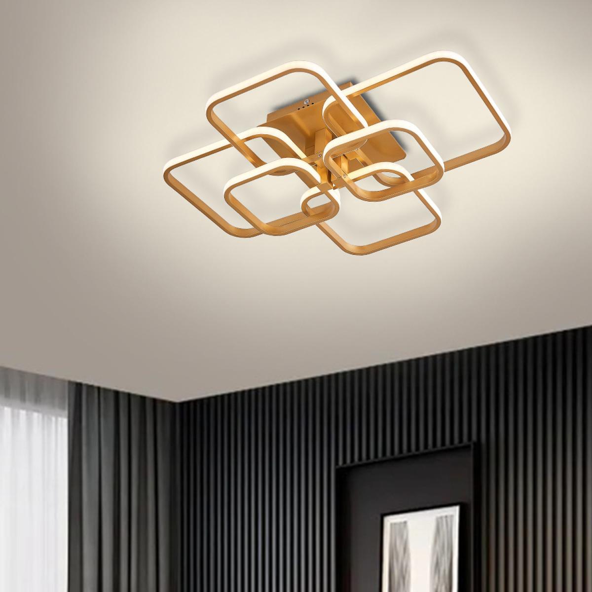 Square LED Ceiling Light ( Gold Frame) - 215W / 20cm – image 24