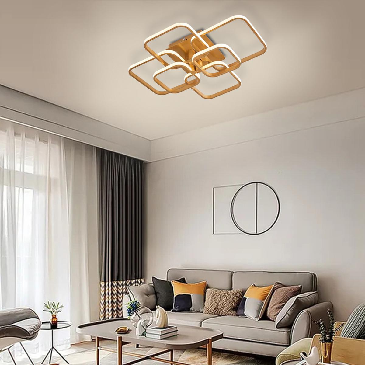 Square LED Ceiling Light ( Gold Frame) - 215W / 20cm – image 25