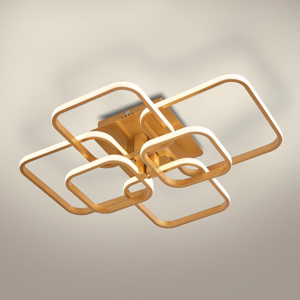 Square LED Ceiling Light ( Gold Frame) - 215W / 20cm – image 26