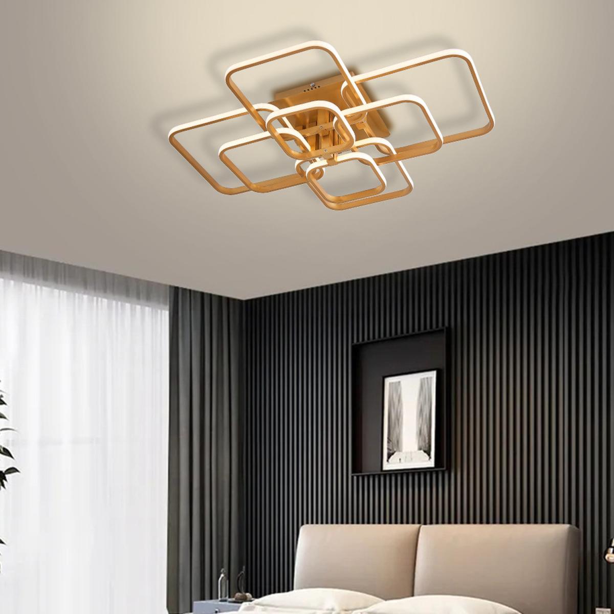 Square LED Ceiling Light ( Gold Frame) - 215W / 20cm – image 28
