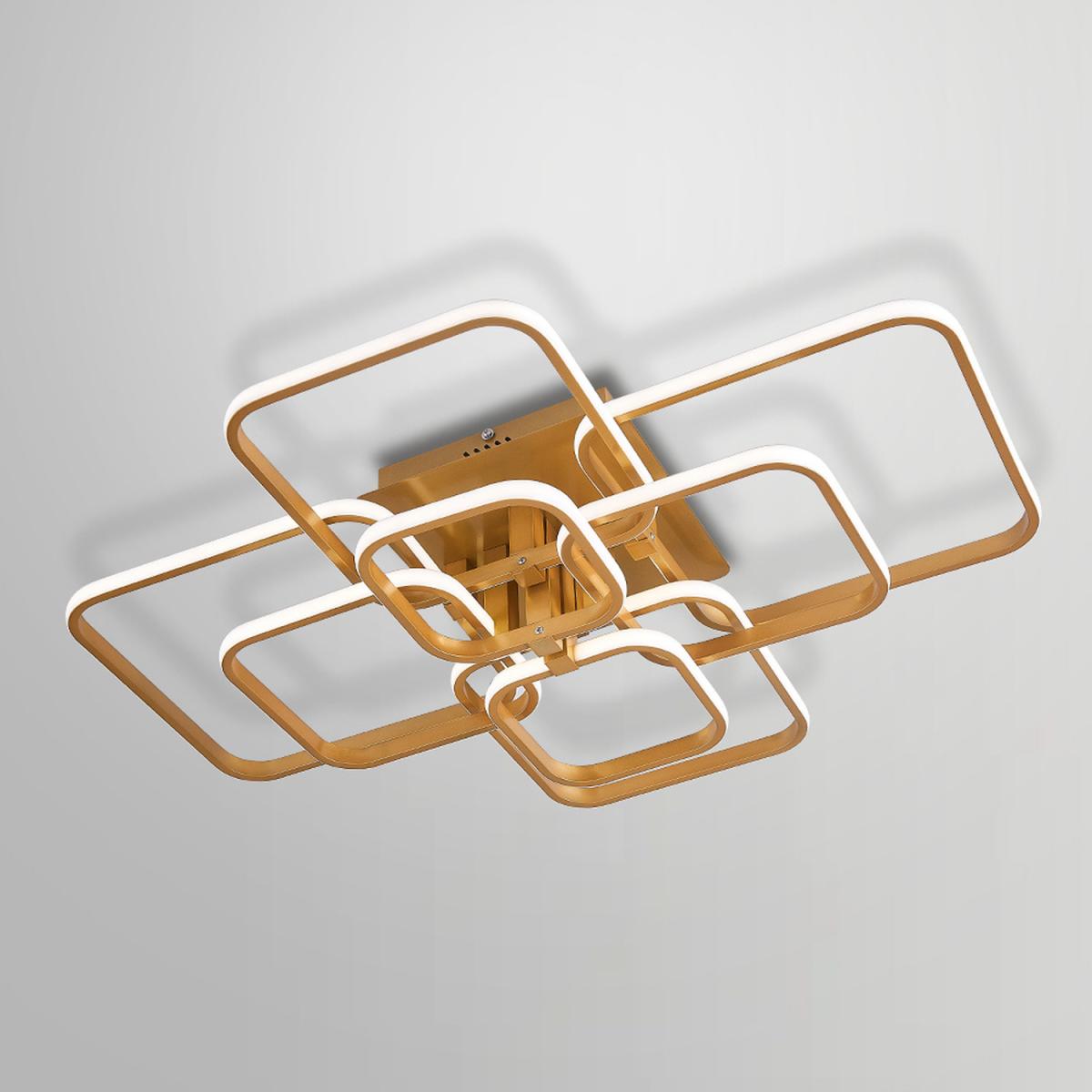 Square LED Ceiling Light ( Gold Frame) - 215W / 20cm – image 4