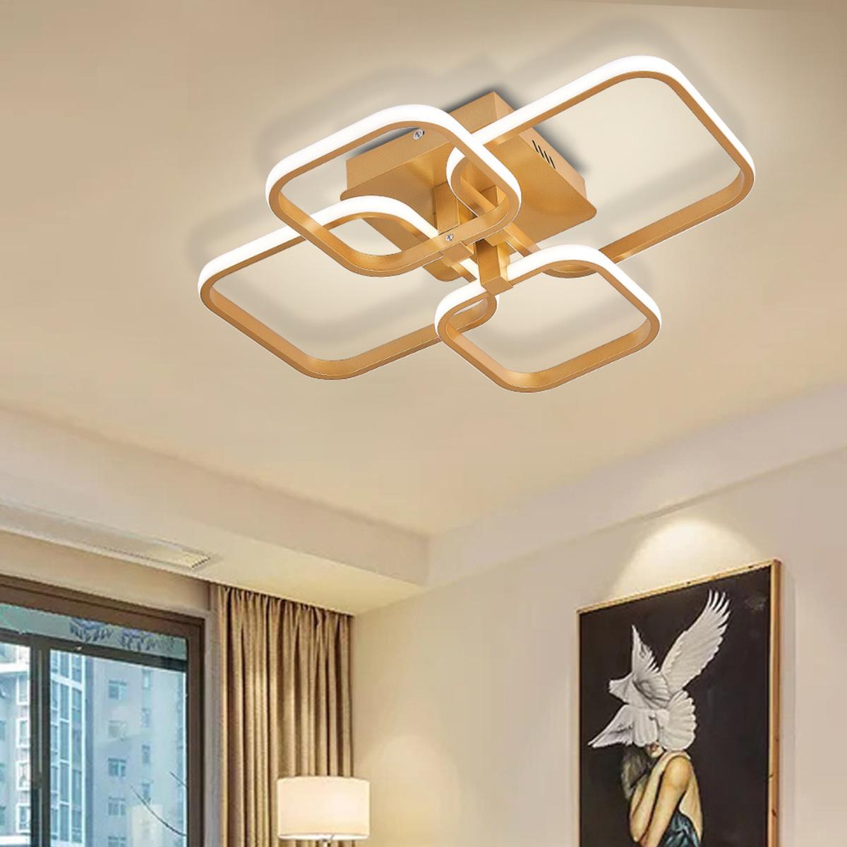 Square LED Ceiling Light ( Gold Frame) - 215W / 20cm – image 8
