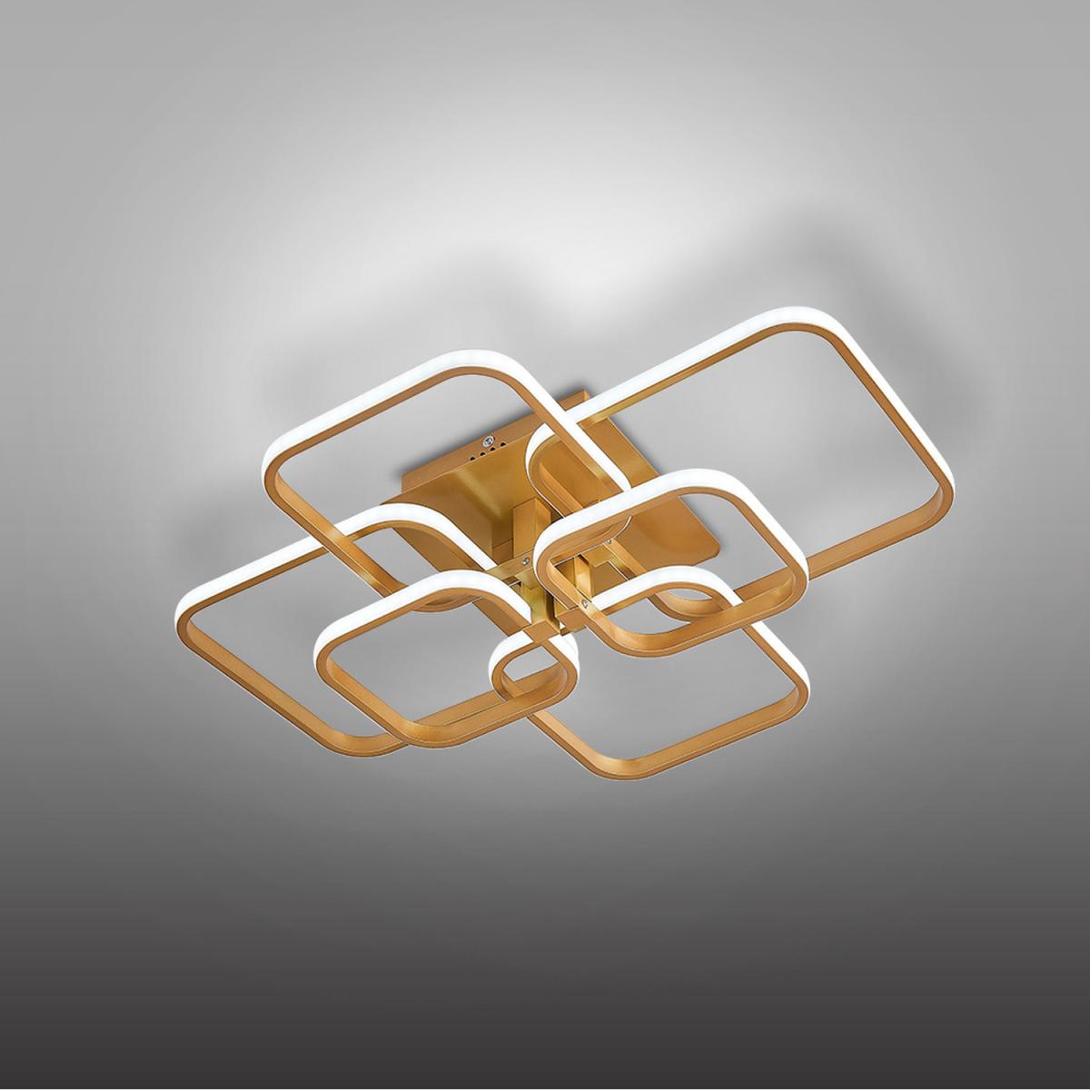 Square LED Ceiling Light ( Gold Frame) - 215W / 20cm – image 9
