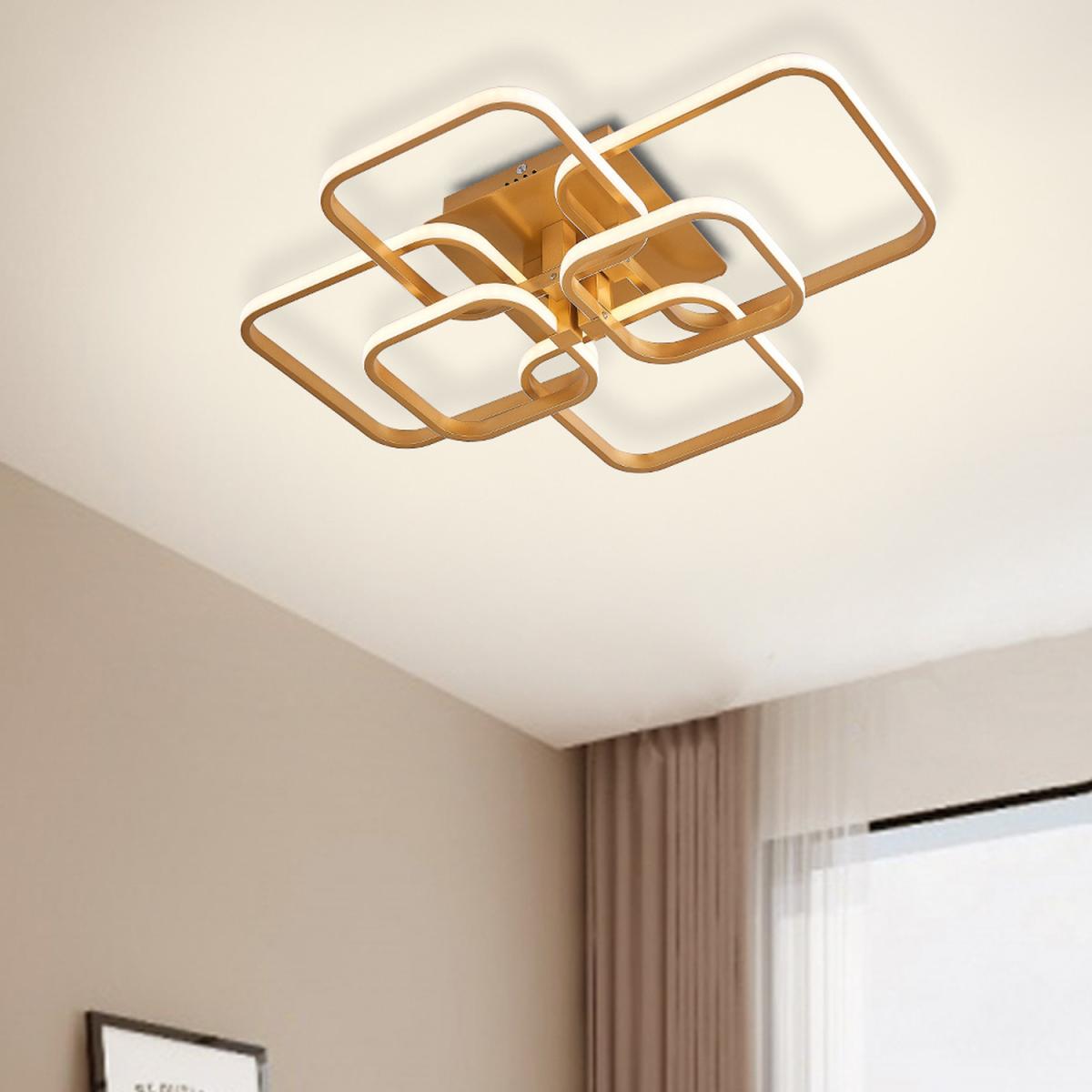 Square LED Ceiling Light ( Gold Frame) - 215W / 20cm – image 10