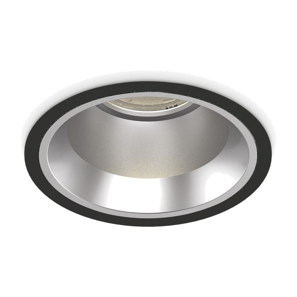 Off Round Recessed Downlight Black 11cm 4000K - Black
