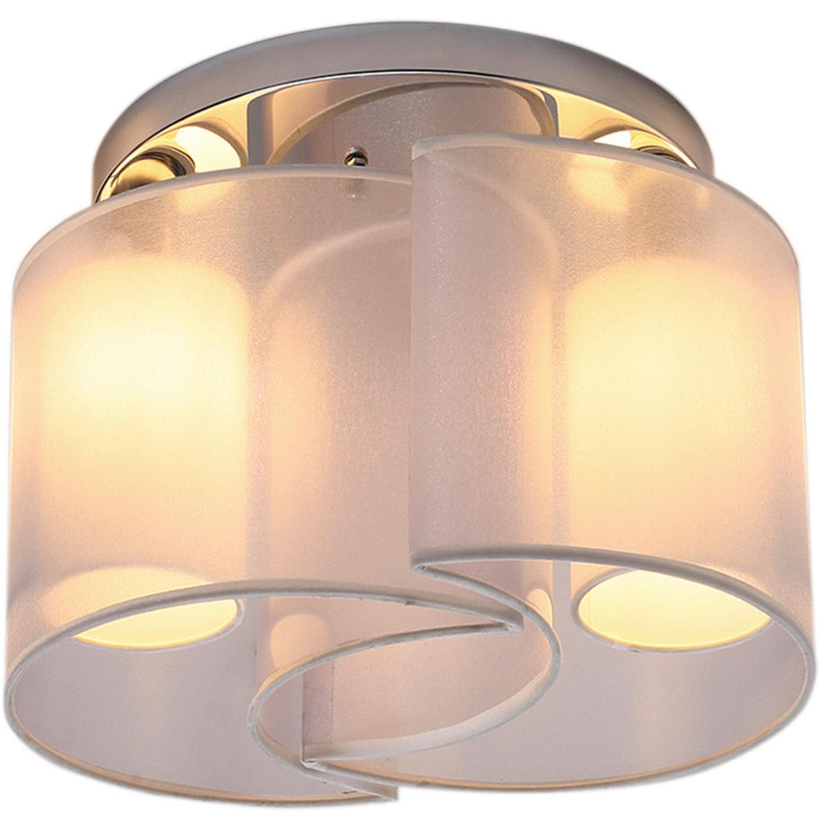 Fabric Semi Flush Light - White – image 2