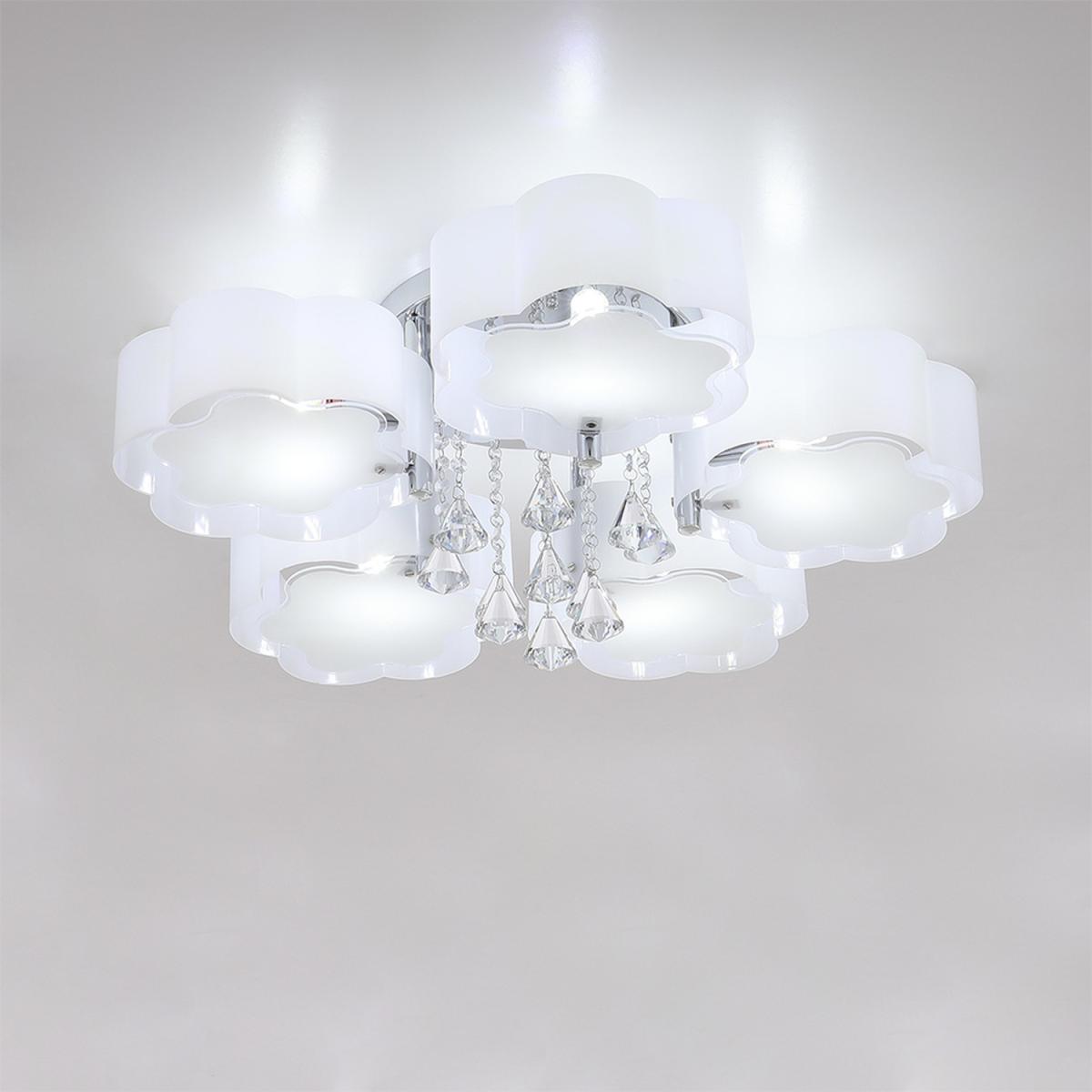 Floral Shape Dimmable LED Ceiling Light - White / 75cm / 35cm – image 2