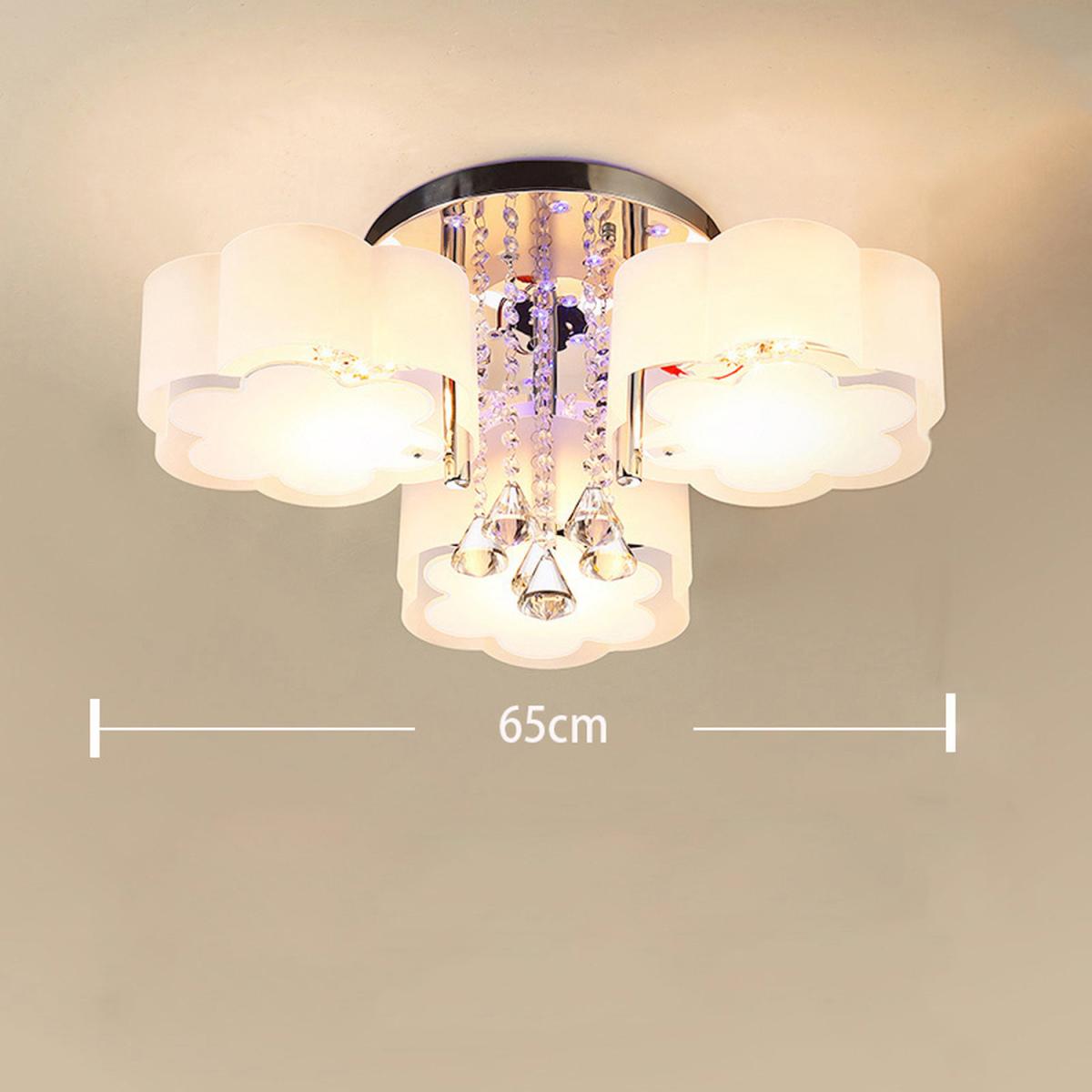 Floral Shape Dimmable LED Ceiling Light - White / 75cm / 35cm – image 13
