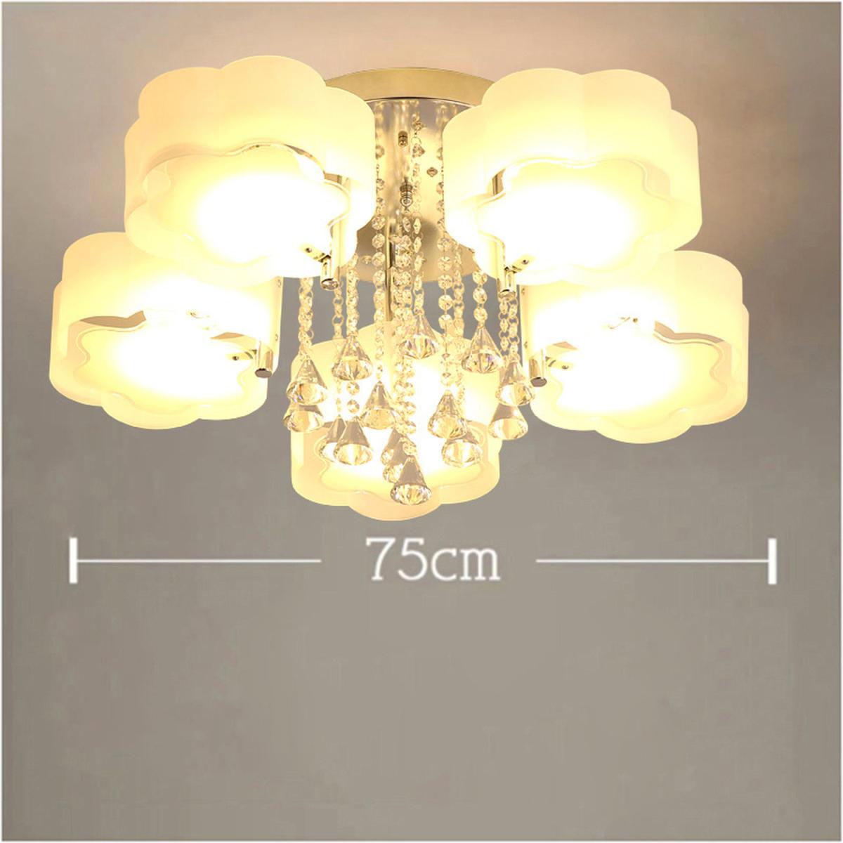 Floral Shape Dimmable LED Ceiling Light - White / 75cm / 35cm – image 6
