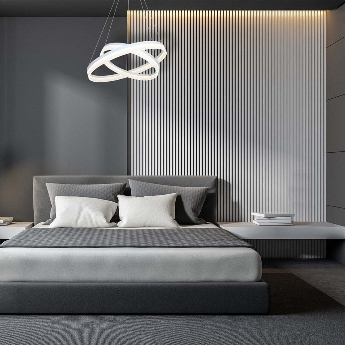 Milagro Pendant Lamp Ring 60W Led Remote White - White – image 2