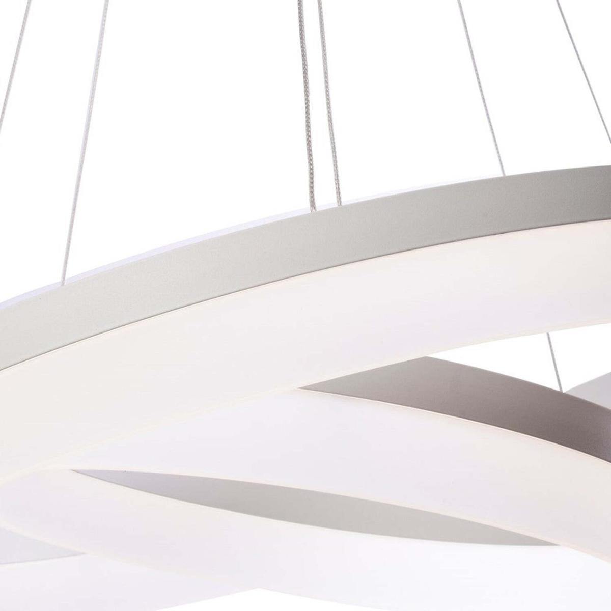 Milagro Pendant Lamp Ring 60W Led Remote White - White – image 4