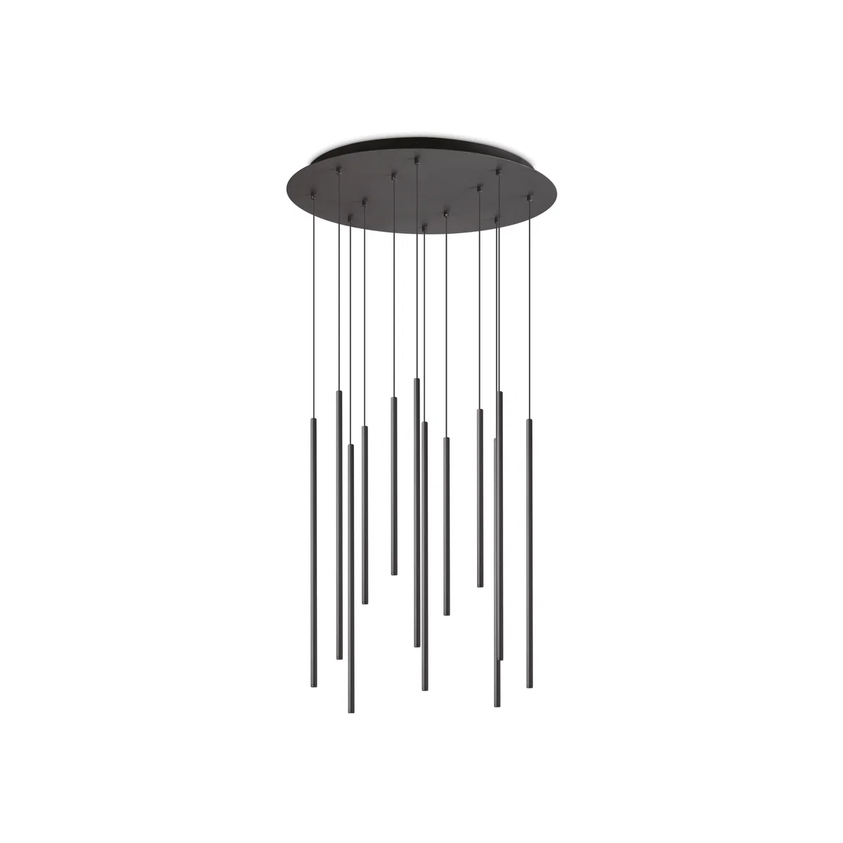 Ideal Lux Lighting Filo Pendant Light Black - Black
