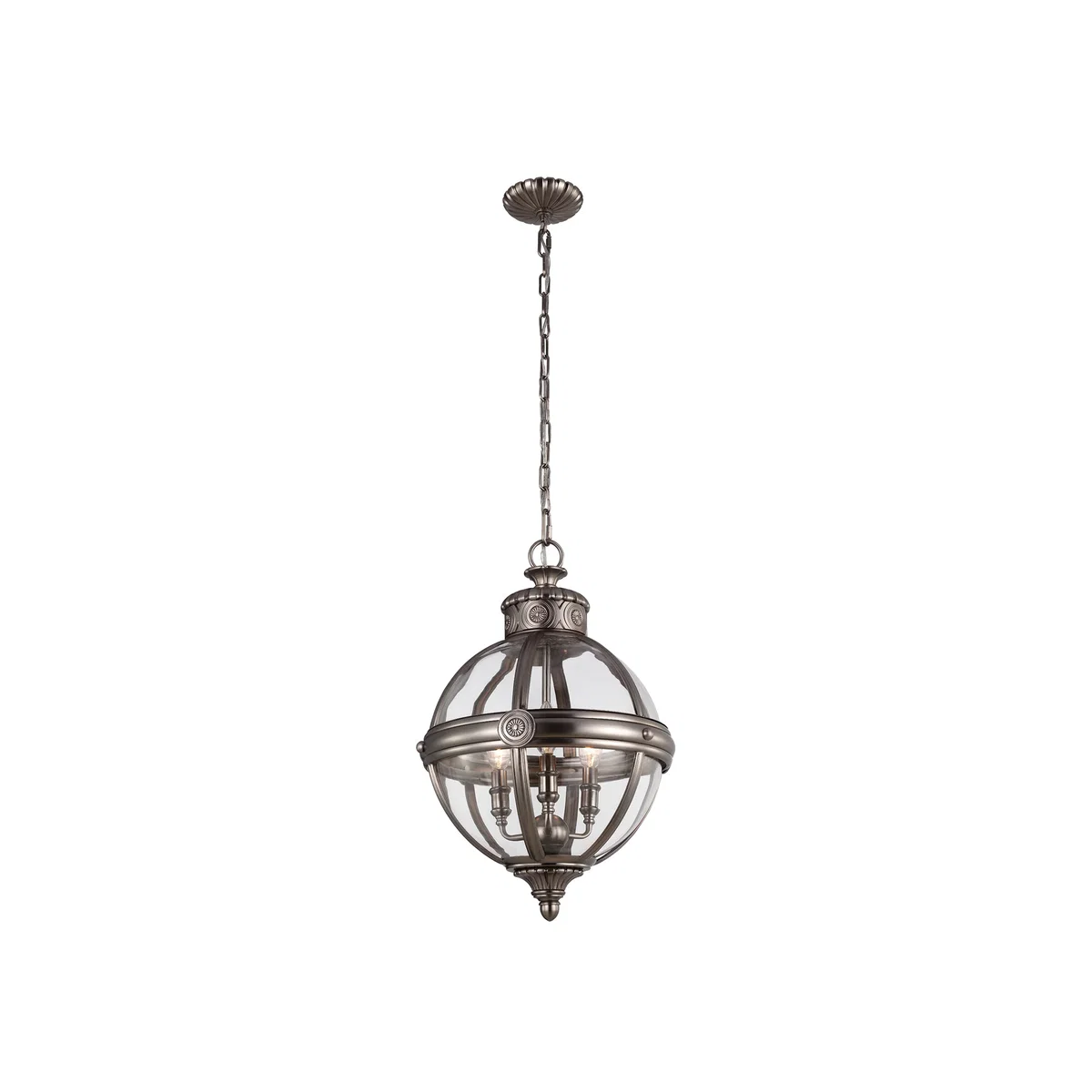 Elstead Lighting Adams Pendant Light Nickel - Nickel – image 1