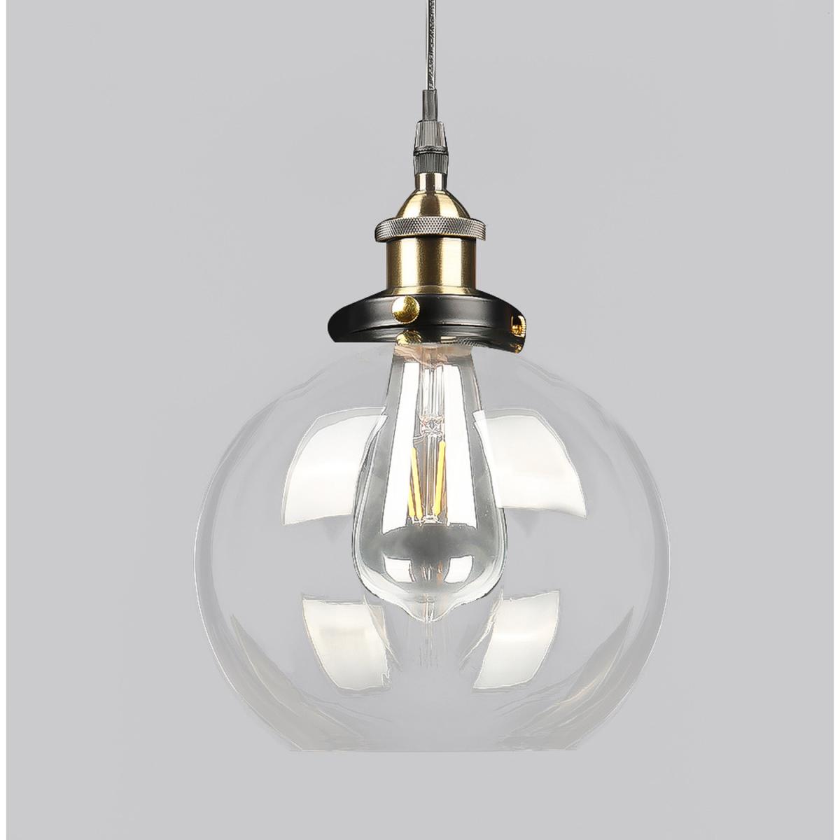 Glass Pendant Light - Clear / 21cm – image 5