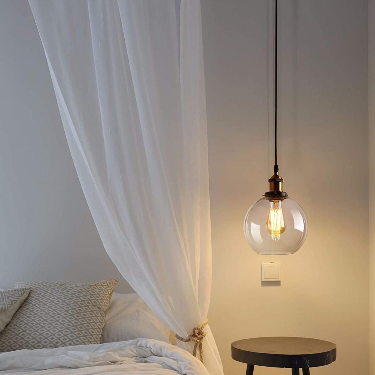 Glass Pendant Light - Clear / 21cm – image 6