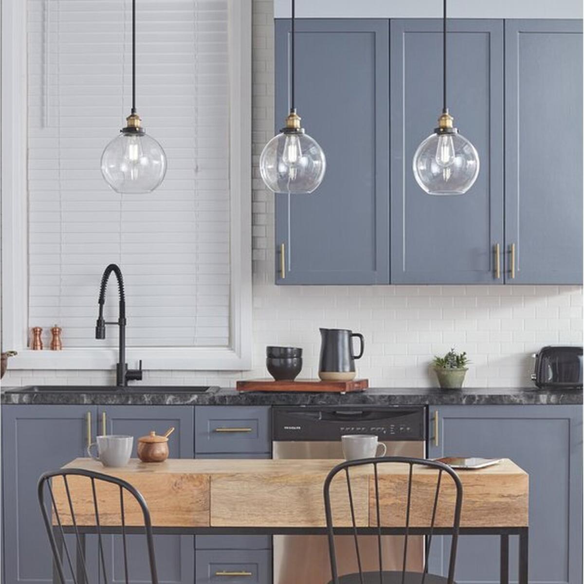 Glass Pendant Light - Clear / 21cm – image 7