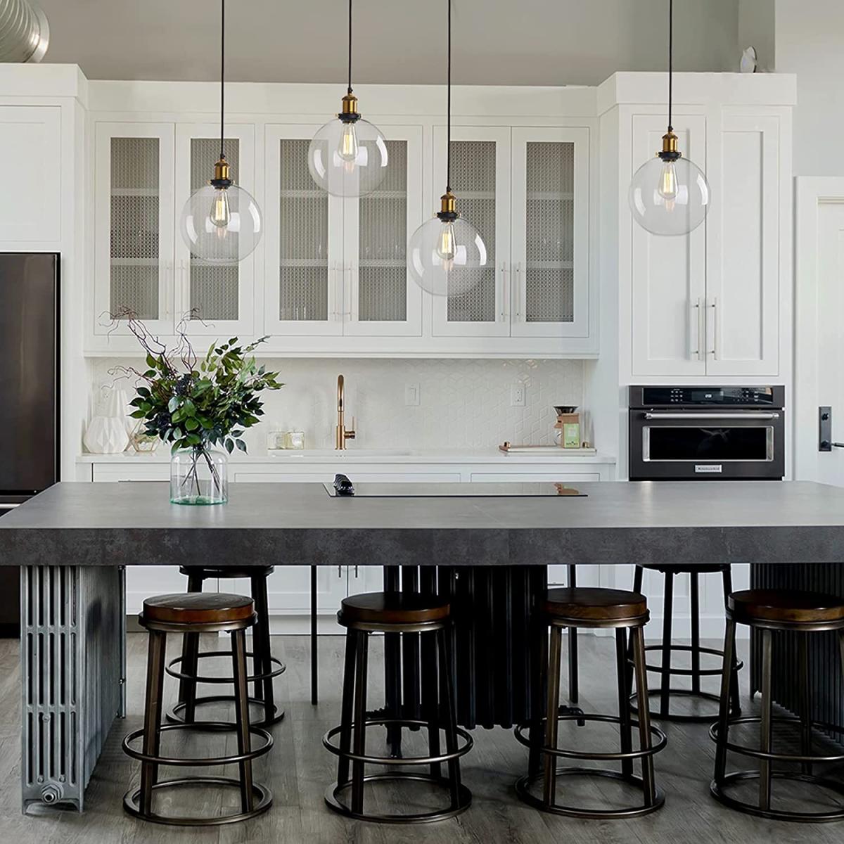 Glass Pendant Light - Clear / 21cm – image 8