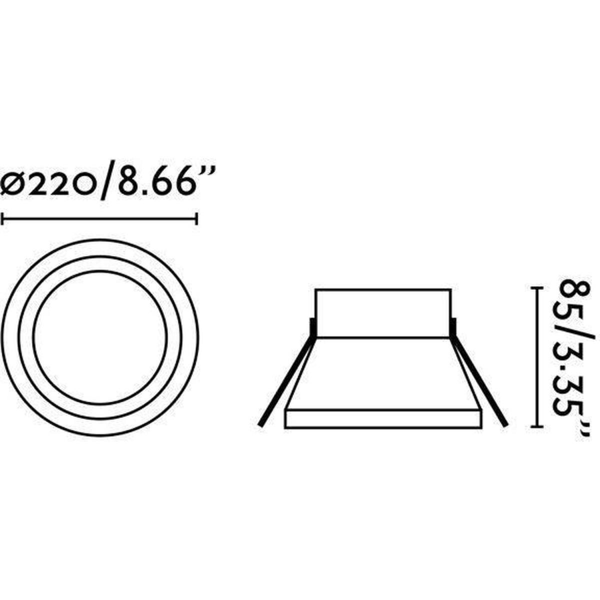 Son LED Large Recessed Spotlight White - White / 8.2cm – image 3