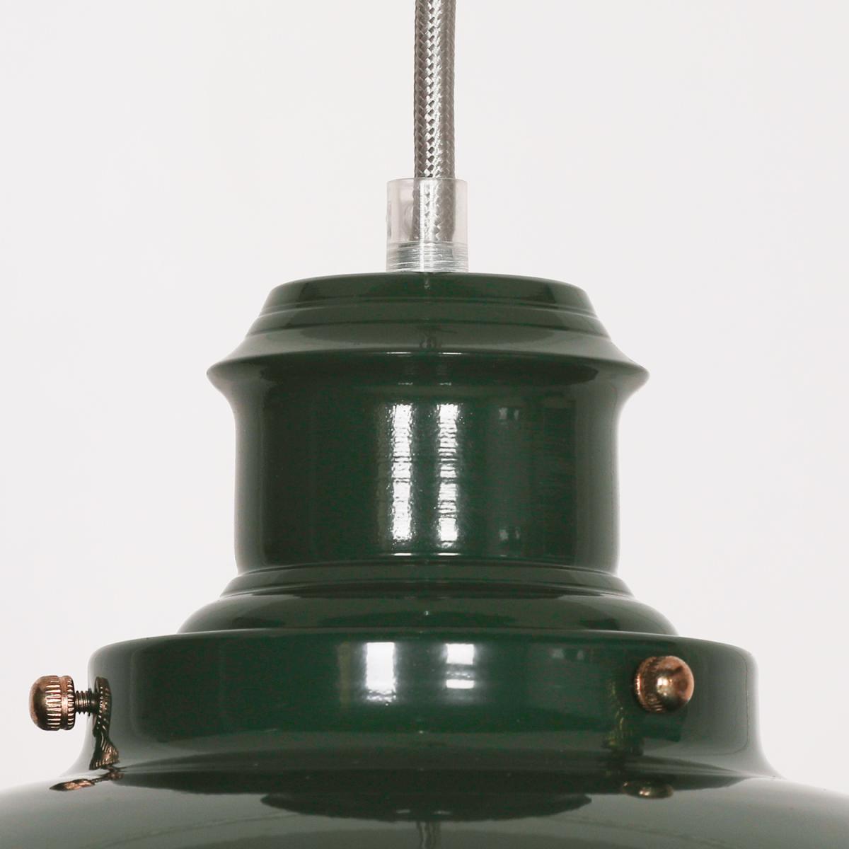 British Green Ceiling Pendant Light Fisherman Style - British Green – image 2