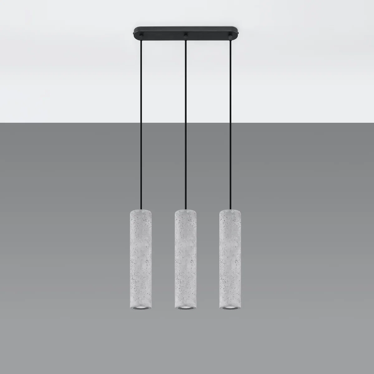 Pendant lamp LUVO 3L - gray – image 2