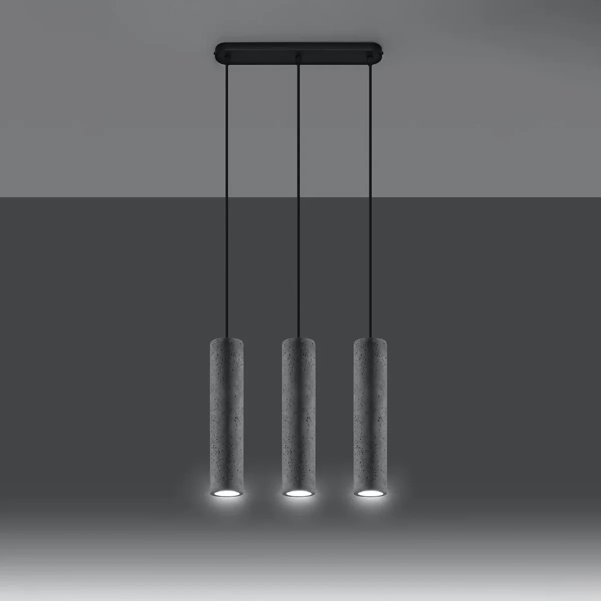 Pendant lamp LUVO 3L - gray – image 3