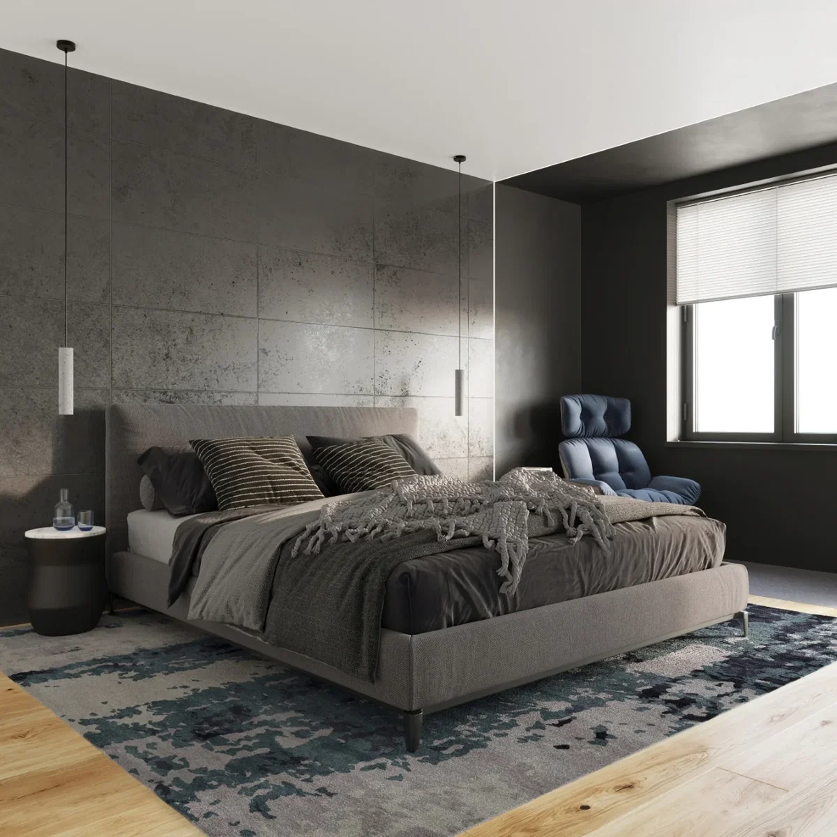 Pendant lamp LUVO 3L - gray – image 4