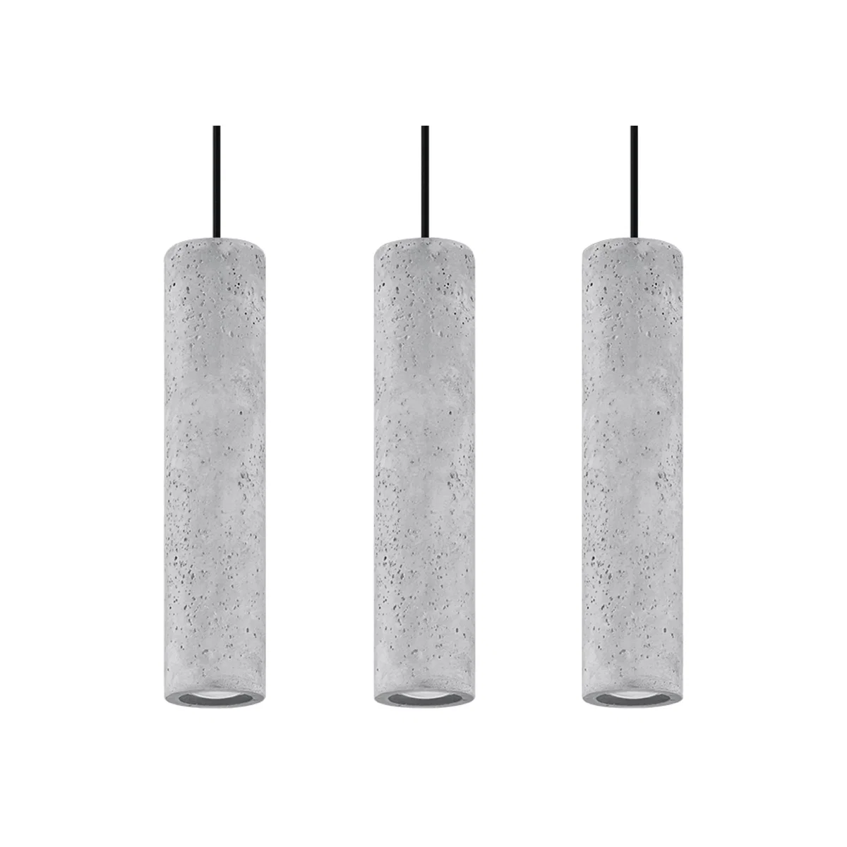 Pendant lamp LUVO 3L - gray – image 1